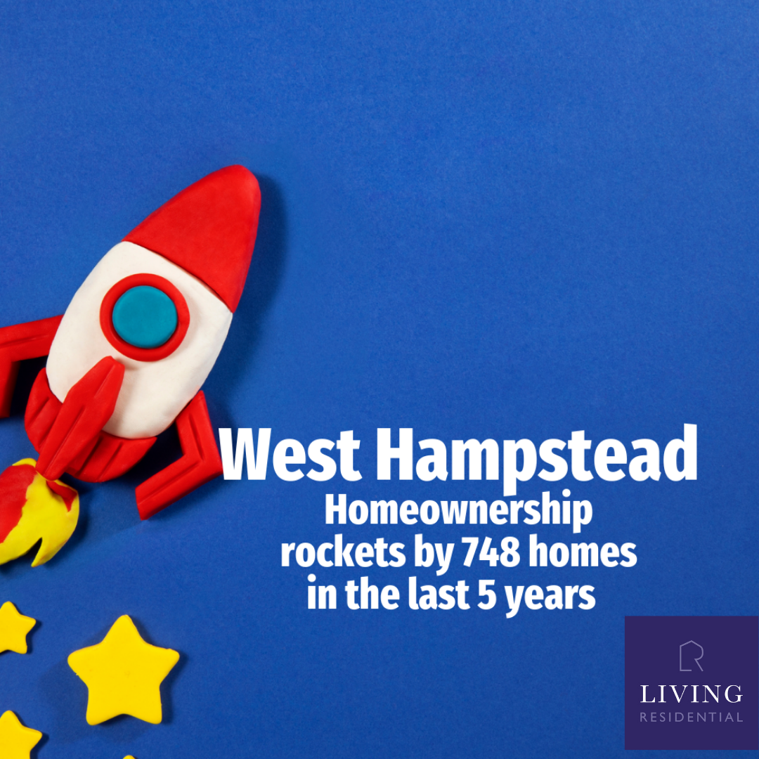 West Hampstead Homeownership Rockets by 748 Homes in the Last 5 Years