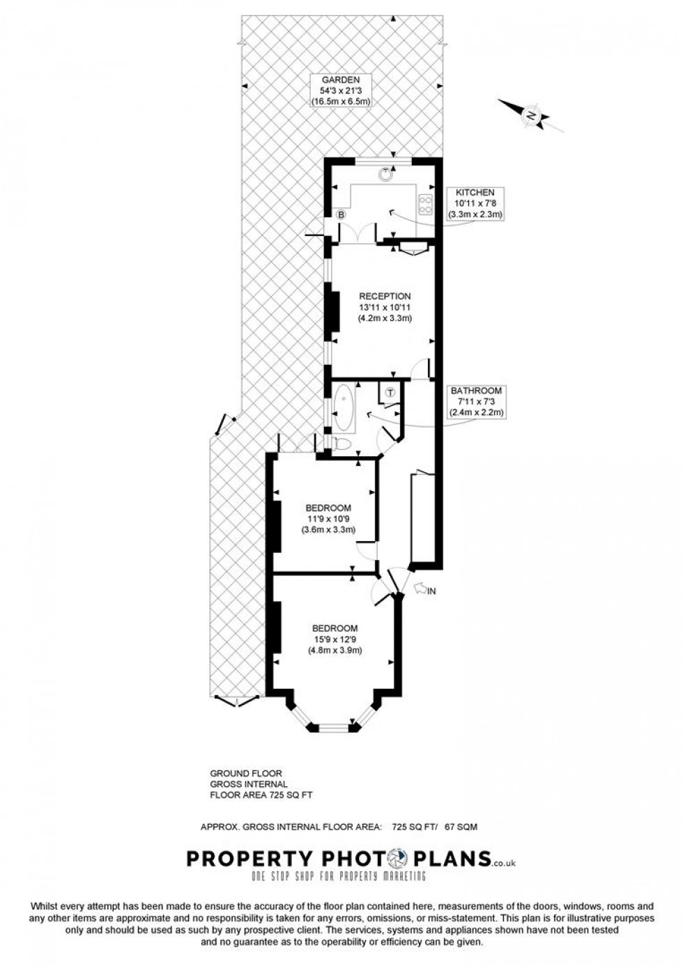 Floorplan for Gillingham Road, Cricklewood, London