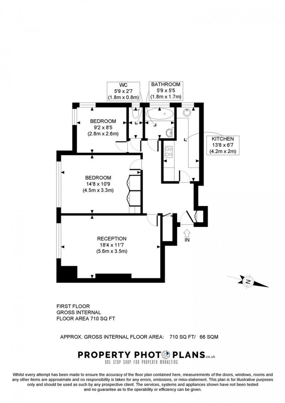 Floorplan for Acol Court, Acol Road, West Hampstead