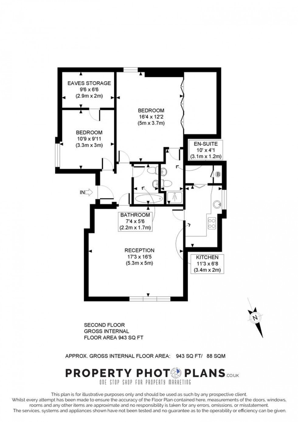 Floorplan for Brondesbury Park, Brondesbury, London