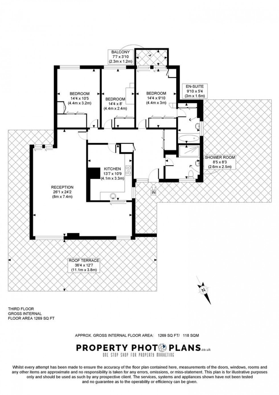 Floorplan for Coniston Court, Stonegrove, Edgware