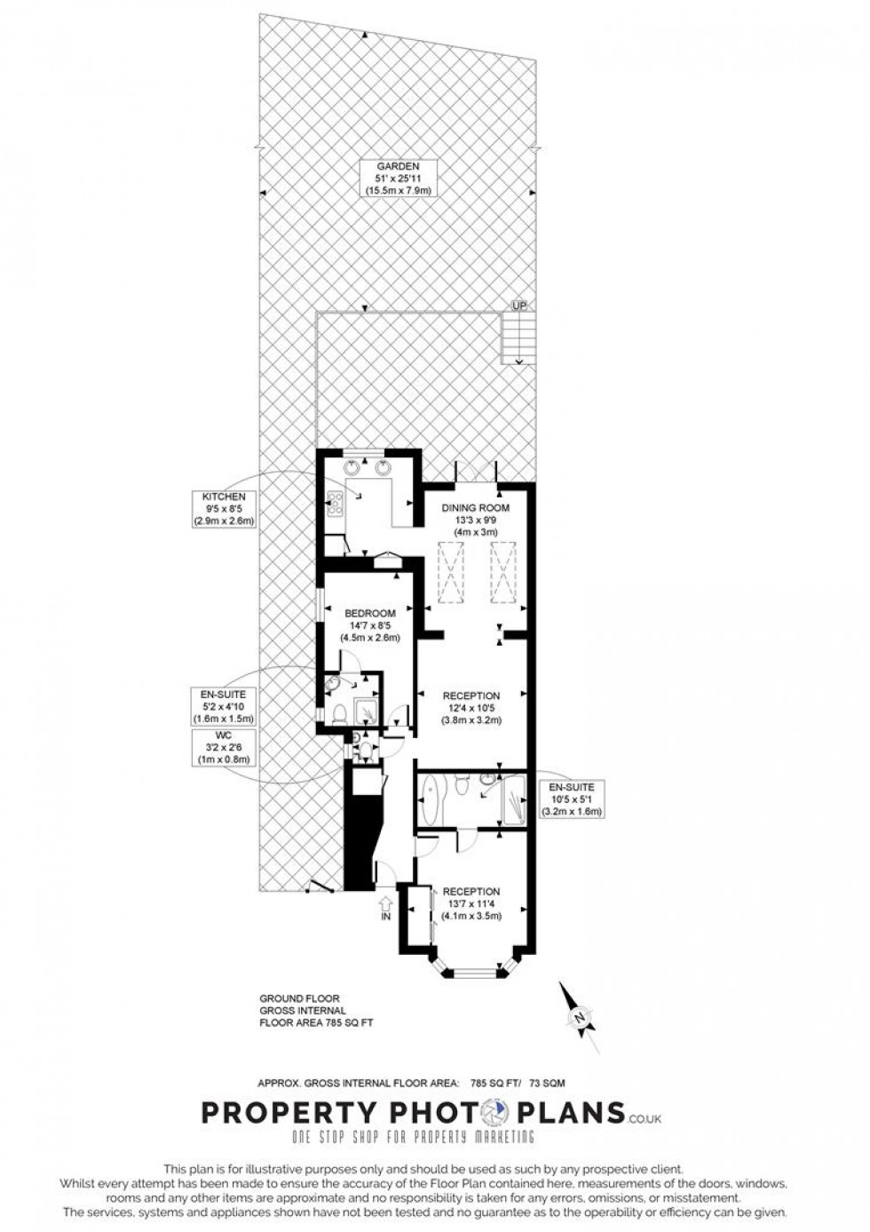 Floorplan for Sunny Gardens Road, Hendon, London