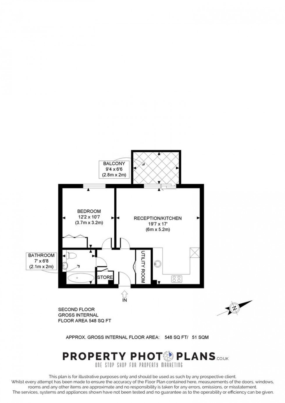 Floorplan for 8 Peregrine Apartments, Moorhen Drive, West Hendon, London
