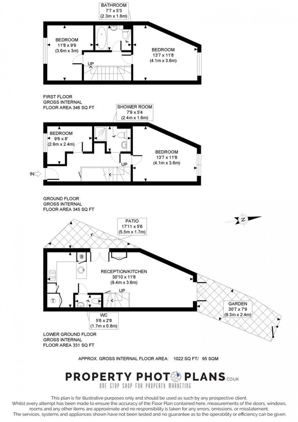 Floorplan for New Trinity Road, London