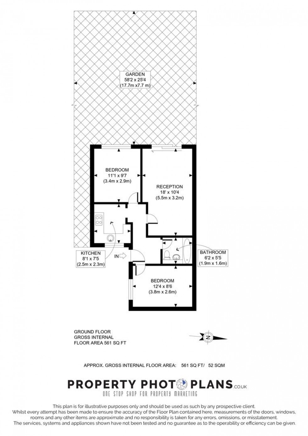 Floorplan for Merryfield Gardens, Stanmore