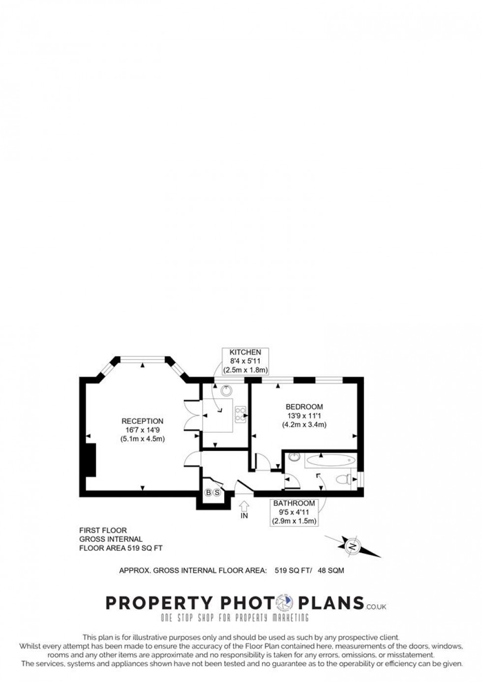 Floorplan for Finchley Road, London