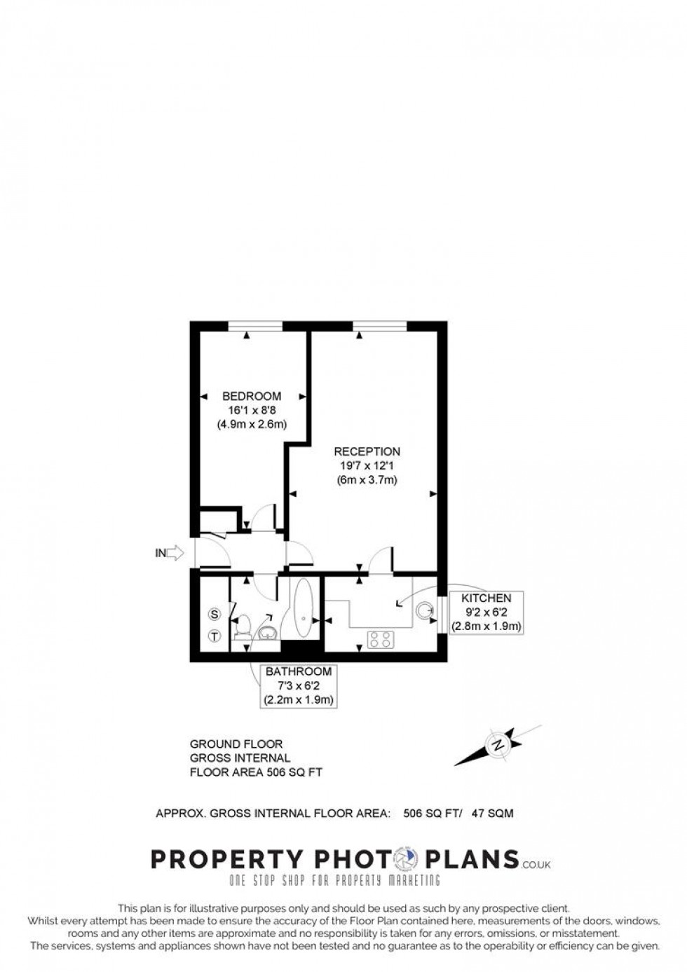 Floorplan for Seton Court, Alwyn Gardens, Hendon, London