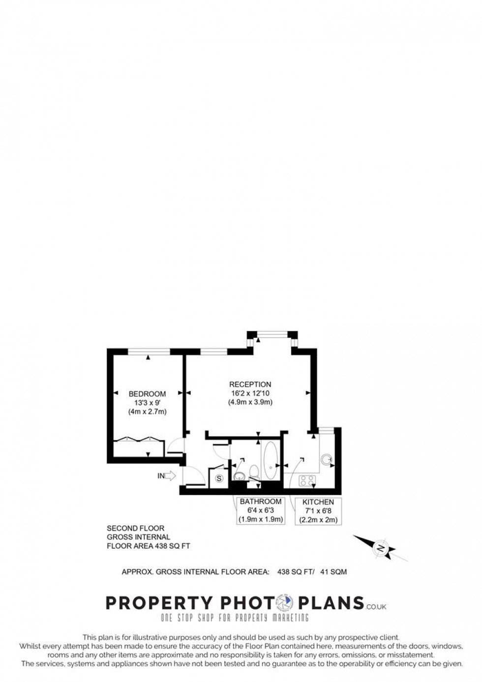 Floorplan for Woodvale Way, Cricklewood, London, NW11