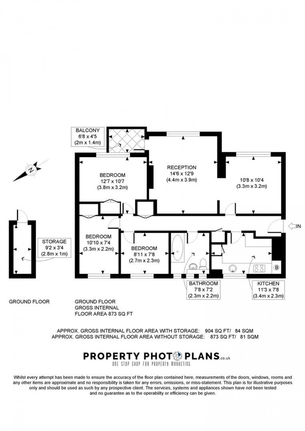 Floorplan for Mackellar House, Burgess Hill, London, NW2