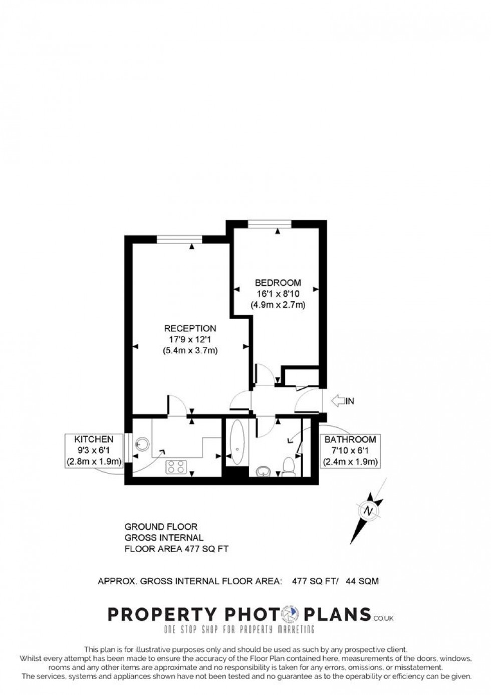Floorplan for Chatten Court, Swynford Gardens, London