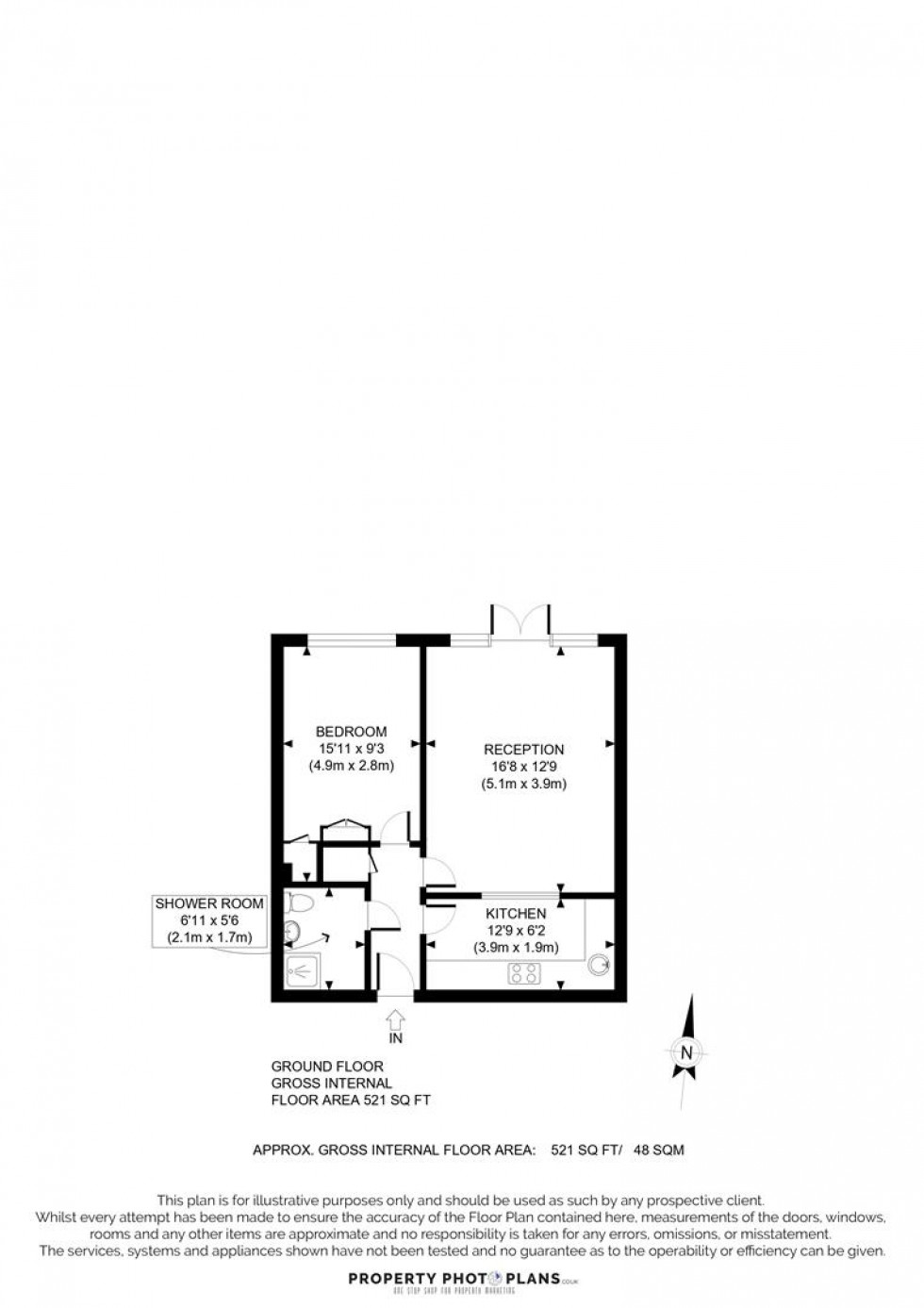 Floorplan for Geneva Court, Rookery Way, London, NW9