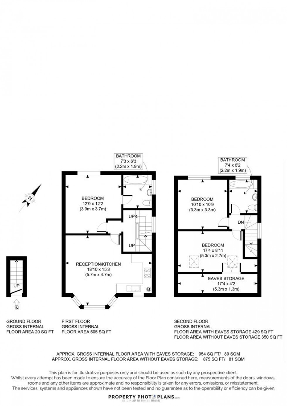 Floorplan for Grampian Gardens, Cricklewood, London