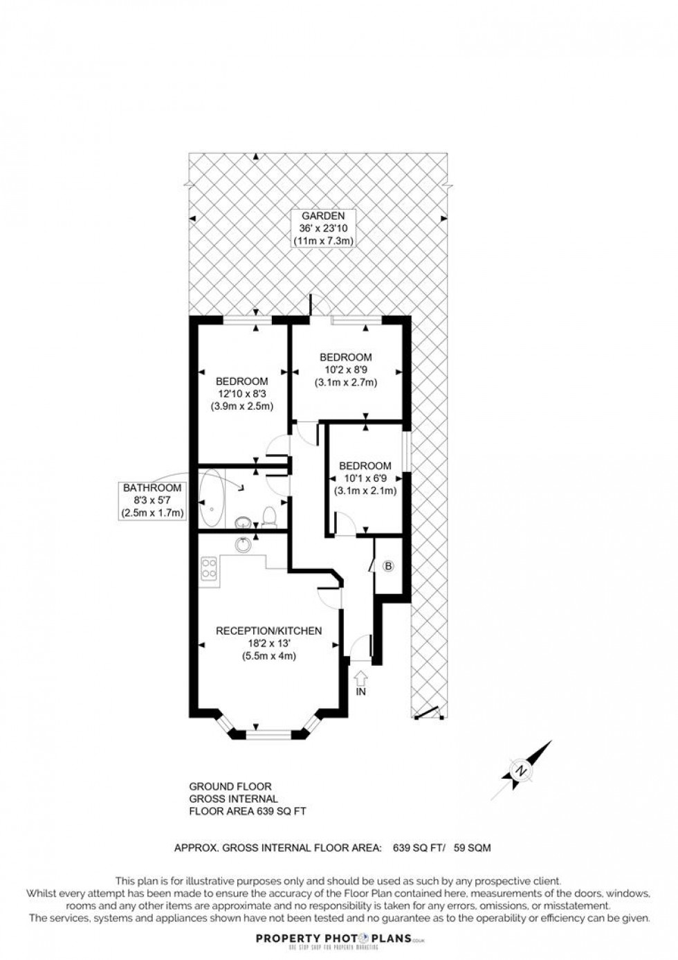 Floorplan for Grampian Gardens, London