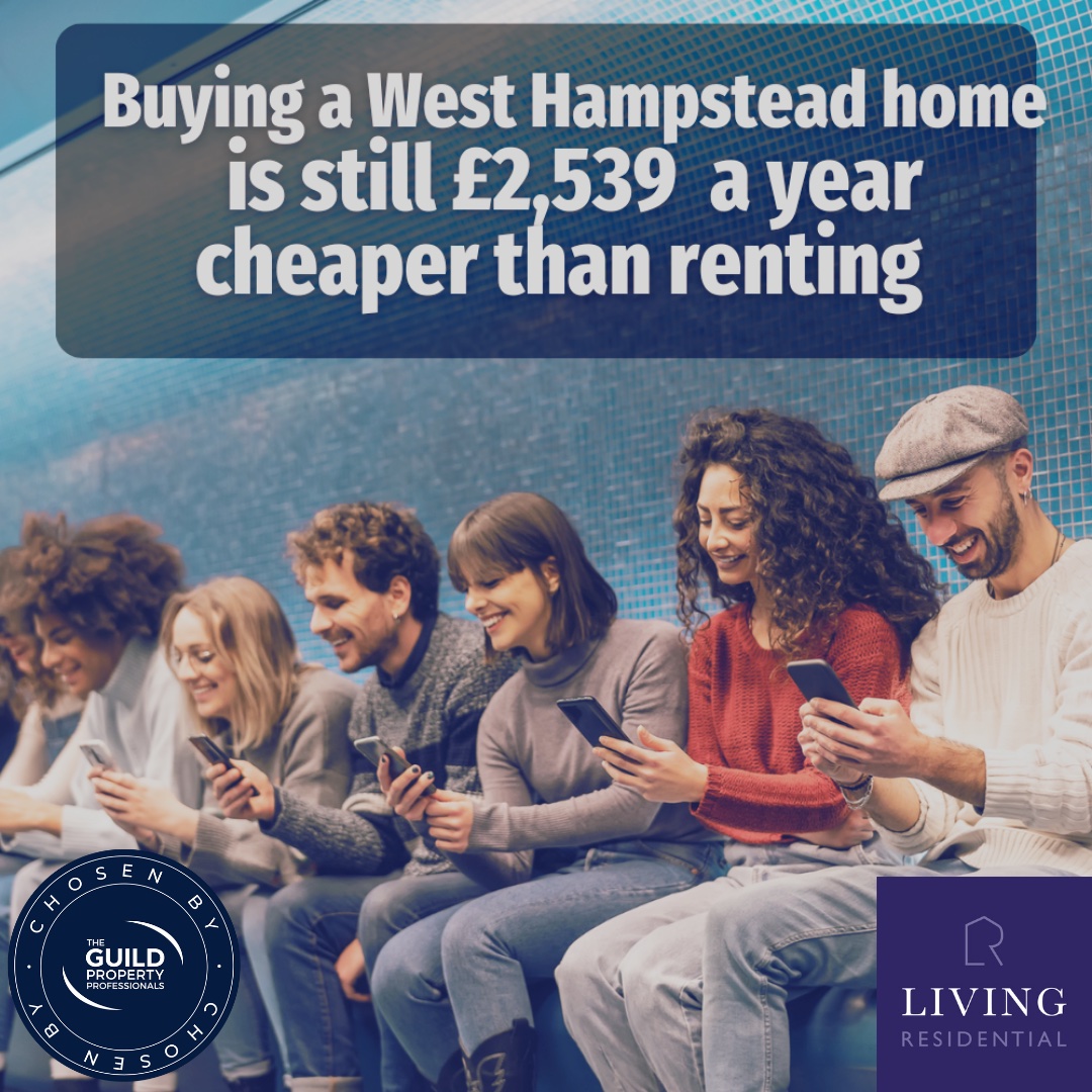 Buying a West Hampstead Home is Still £2,539 a Year Cheaper Than Renting