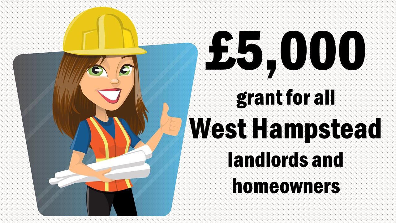 Every West Hampstead homeowner & landlord to receive up to £5,000 grant for roof insulation & double glazing from September
