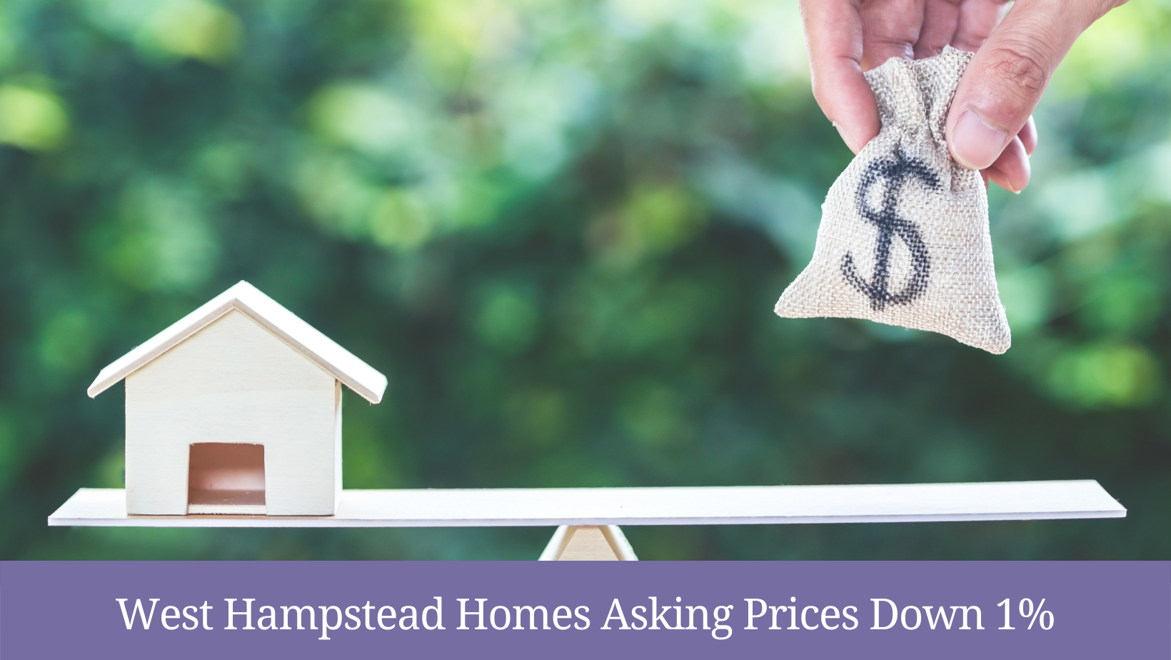 West Hampstead homes asking prices down 1%