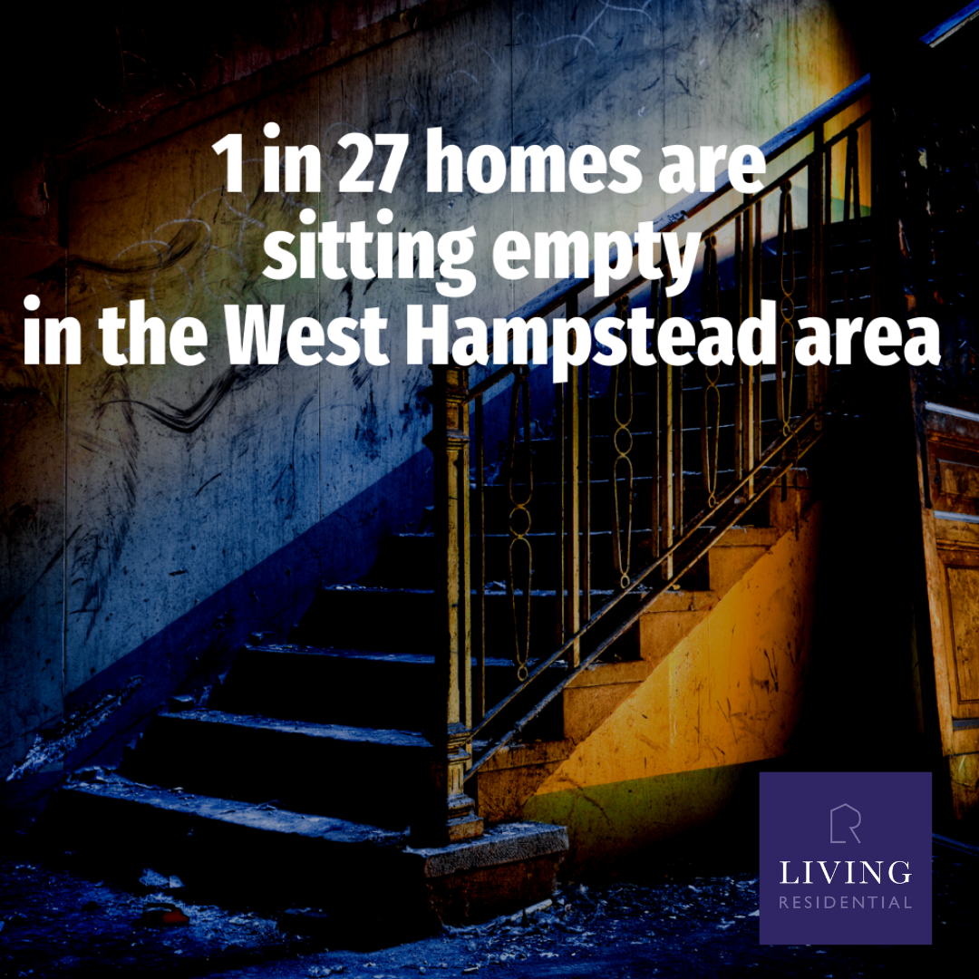 1 in 27 Homes are Sitting Empty in the West Hampstead Area